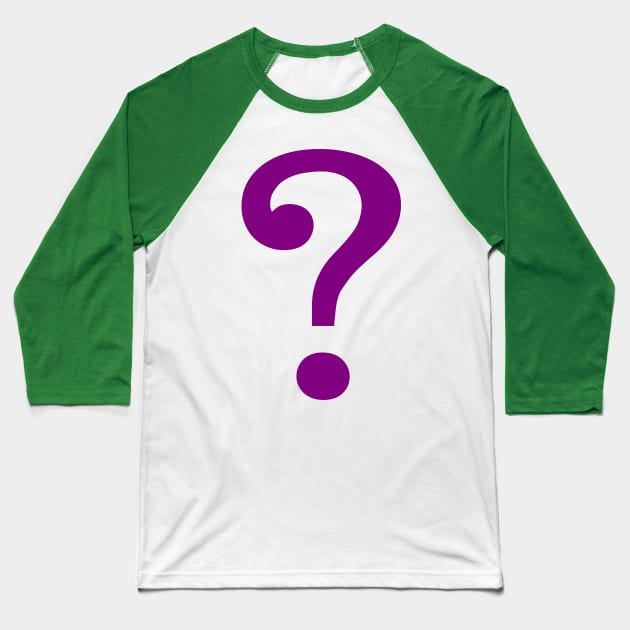 Riddle Me This Baseball T-Shirt by DavesTees